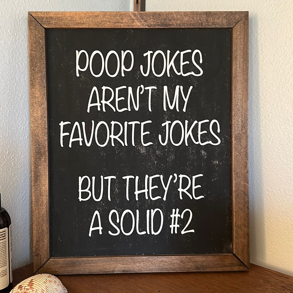 Wood sign